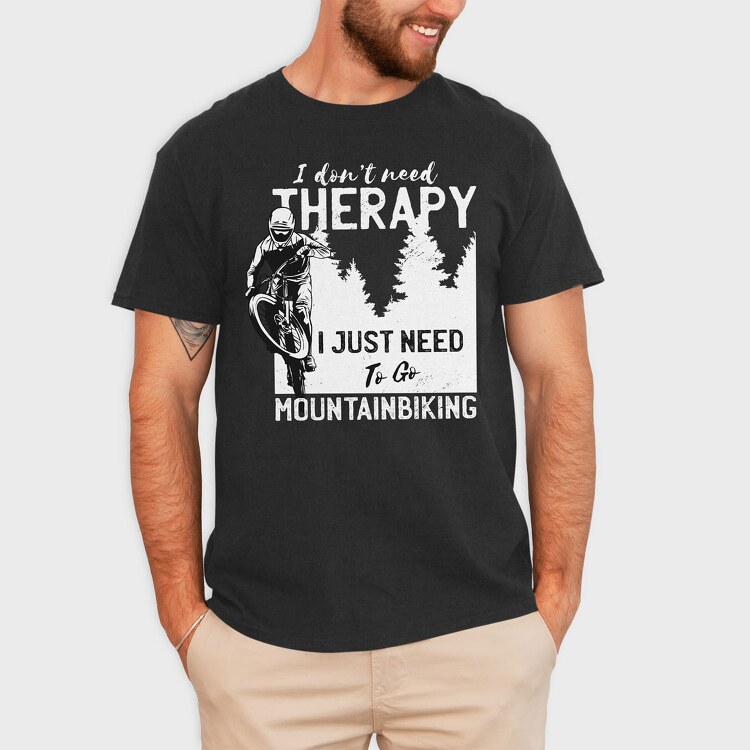 Mountainbike Just Need to Go, Tricou Barbati (Unisex)