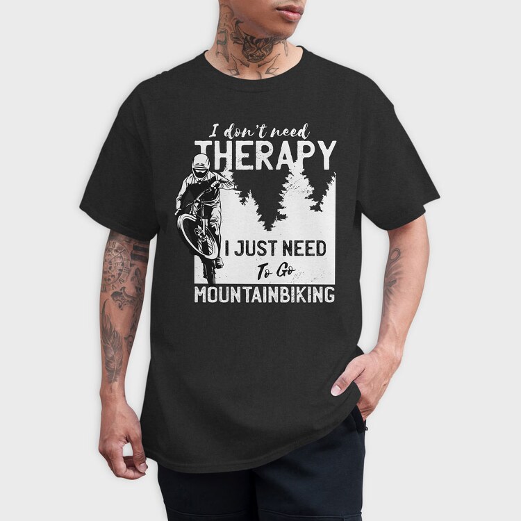 Mountainbike Just Need to Go, Tricou Barbati (Unisex)