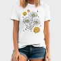Sparkling Flowers And Circles Vintage, Tricou Barbati (Unisex)