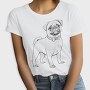 Pug Dog, Tricou Femei