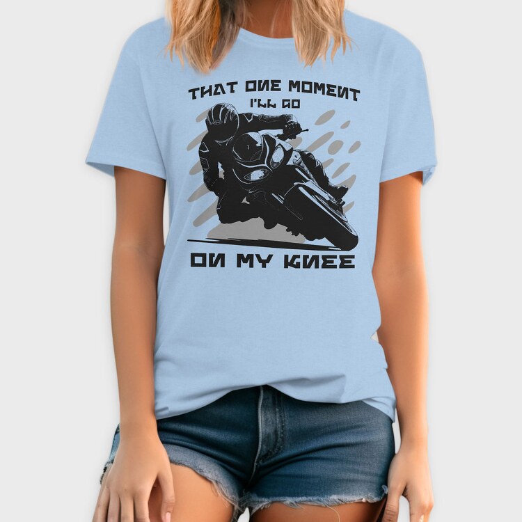 Motorbike Knee Down On My Knee, Tricou Barbati (Unisex)