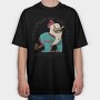 Elite Hen Athlete Vintage Chicken, Tricou Oversize Barbati (Unisex)