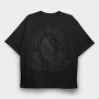 Embrace The Darkness Crow And Crystals, Tricou Oversize Barbati (Unisex)