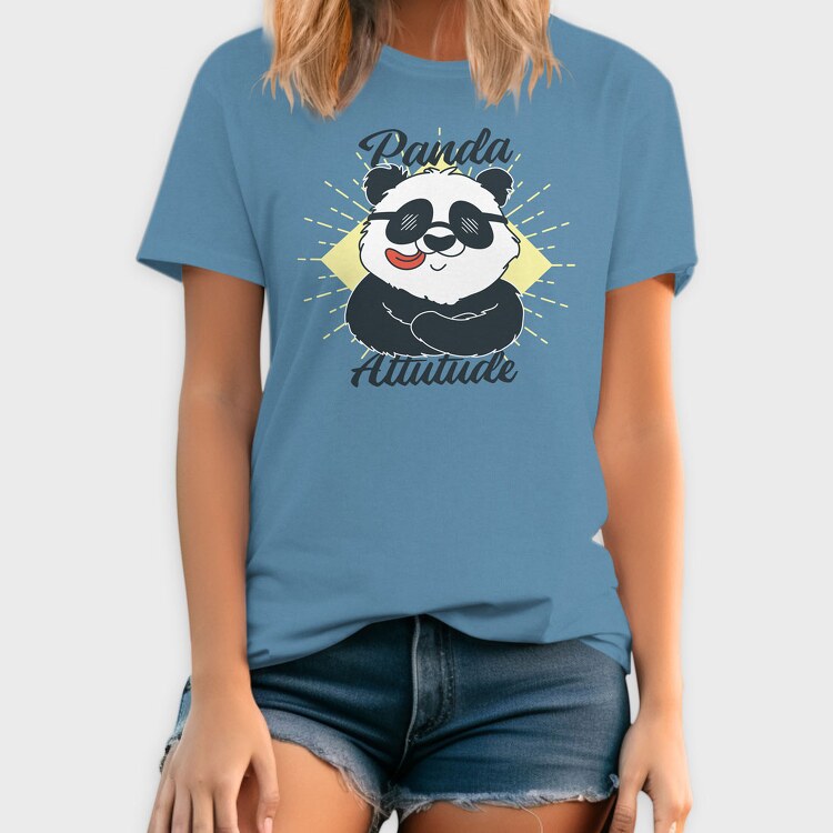 Panda Attitude, Tricou Barbati (Unisex)