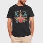 Spiritual Woman Metaverse Colorful Illustration, Tricou Barbati (Unisex)