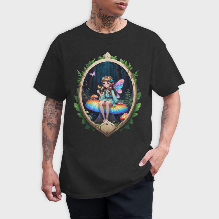 Enchanted Forest Fairy, Tricou Barbati (Unisex)