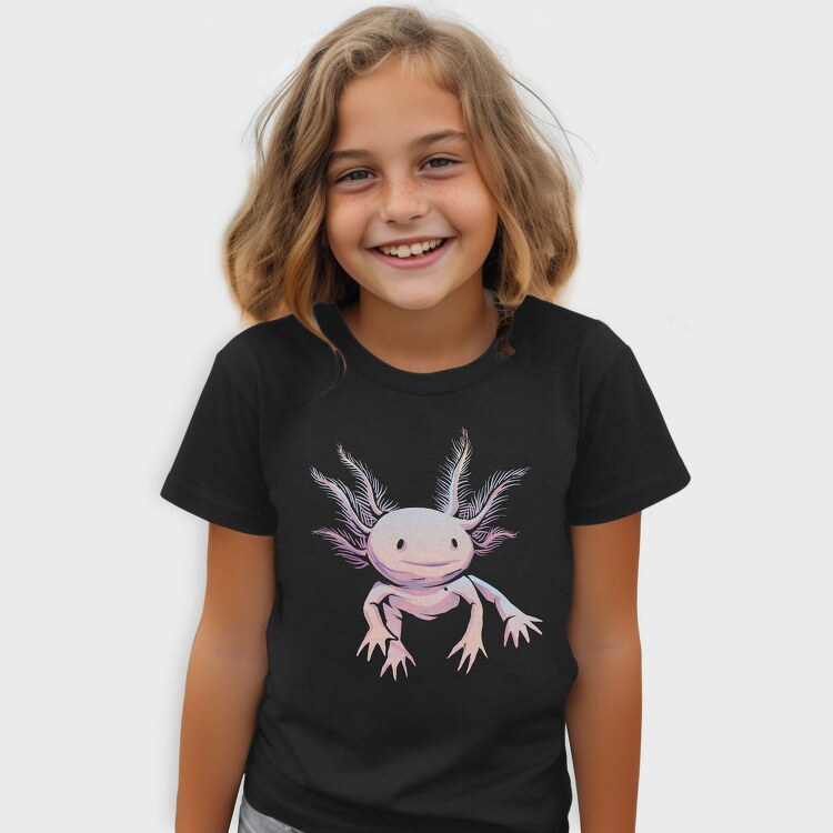 Realistic Axolotl Animal, Tricou Copii
