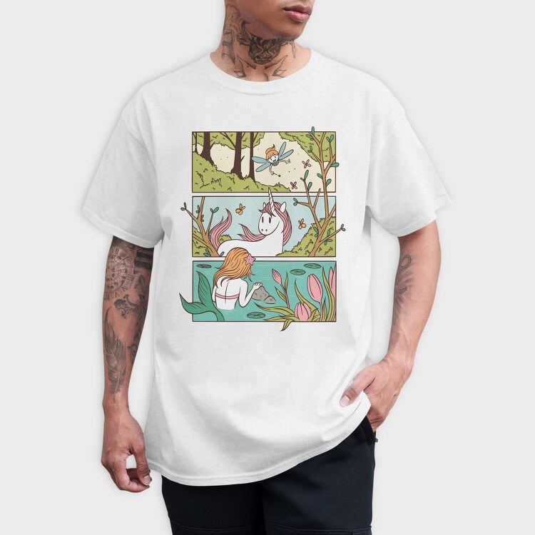 Enchanted Forest, Tricou Barbati (Unisex)