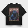 Black Cat Mystery, Tricou Oversize Barbati (Unisex)