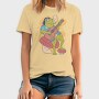 Hippie Frog Playing Guitar, Tricou Barbati (Unisex)