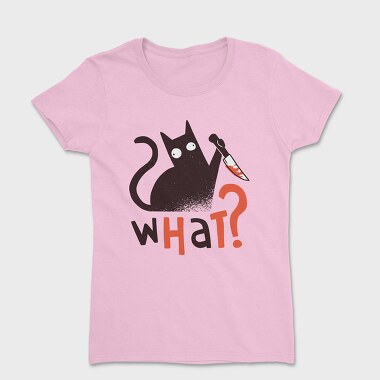 Tricou Femei, Knife Cat