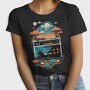 Retro Joystick Landscape, Tricou Femei