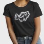 Realistic Catfish Monochromatic, Tricou Femei