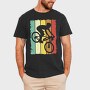 Retro Mountain Biker, Tricou Barbati (Unisex)