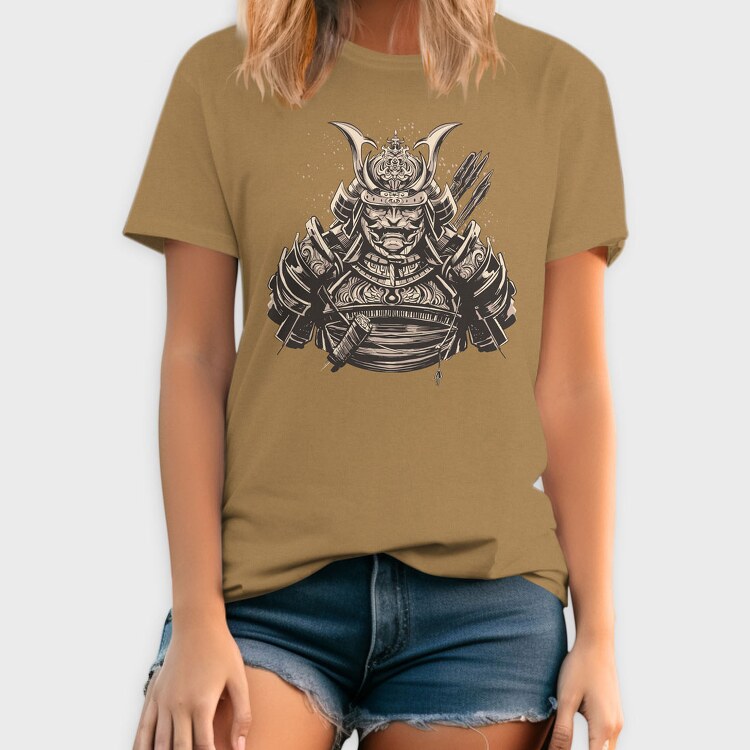 Samurai Warrior Dark, Tricou Barbati (Unisex)