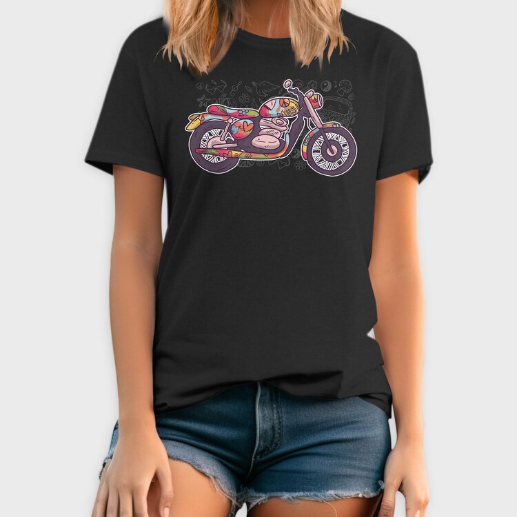 Hippie Motorcycle, Tricou Barbati (Unisex)