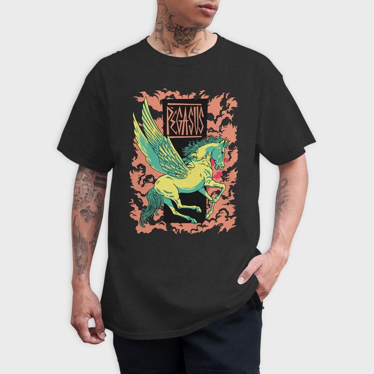 Mythology Pegasus, Tricou Barbati (Unisex)