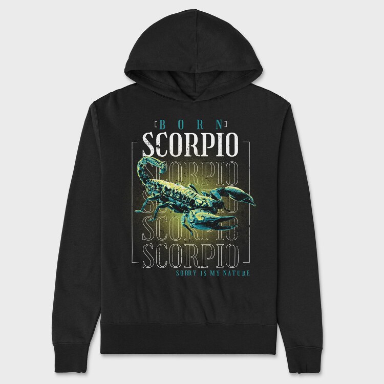 Horoscope Scorpion, Hanorac Oversize Barbati (Unisex)