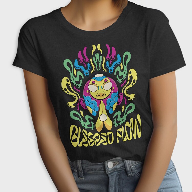 Blessed Flow Psychedelic, Tricou Femei