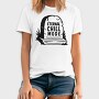 Eternal Chill Tombstone Ironic Quote Nc, Tricou Barbati (Unisex)