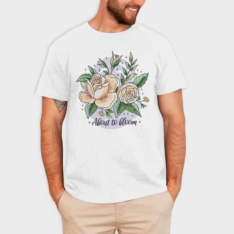 Bloom Rose Bouquet, Tricou Barbati (Unisex)