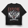 Mountain Explorer Explore, Tricou Oversize Barbati (Unisex)