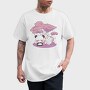 Panda Sakura Kawaii, Tricou Barbati (Unisex)