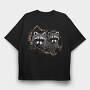 Realistic Raccoon Animals Night, Tricou Oversize Barbati (Unisex)