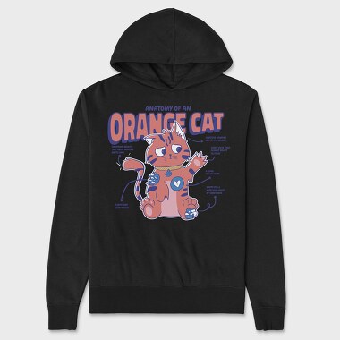 Anatomy of an Orange Cat, Hanorac Oversize Barbati (Unisex)