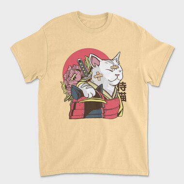 Tricou Barbati (Unisex), Samurai Cat