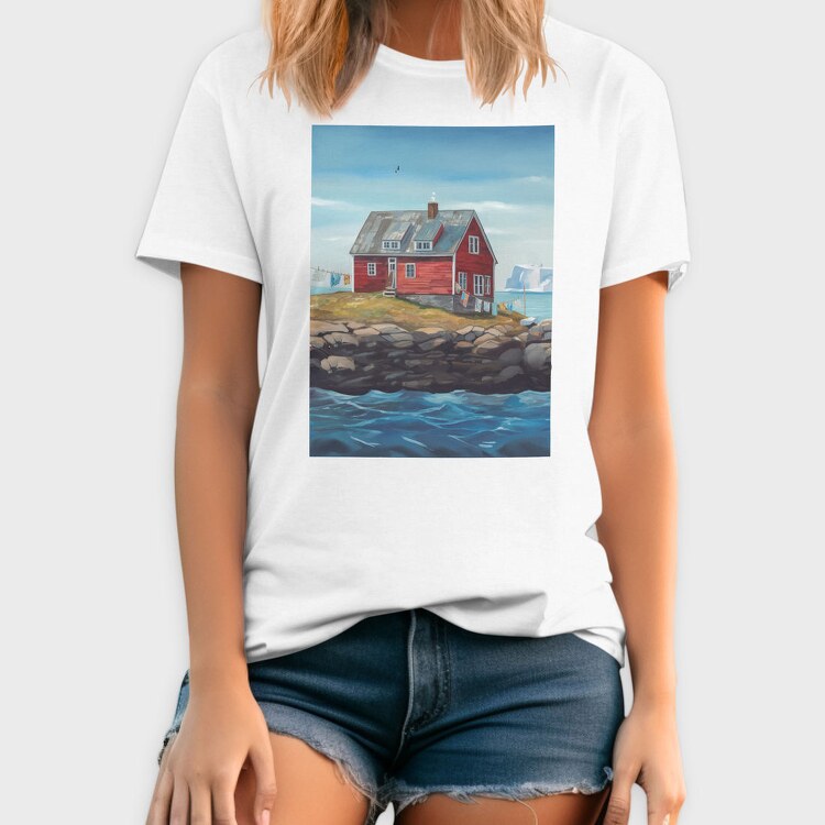 Red House Painting Iceberg Poster, Tricou Barbati (Unisex)
