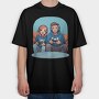 Gamers Playing, Tricou Oversize Barbati (Unisex)