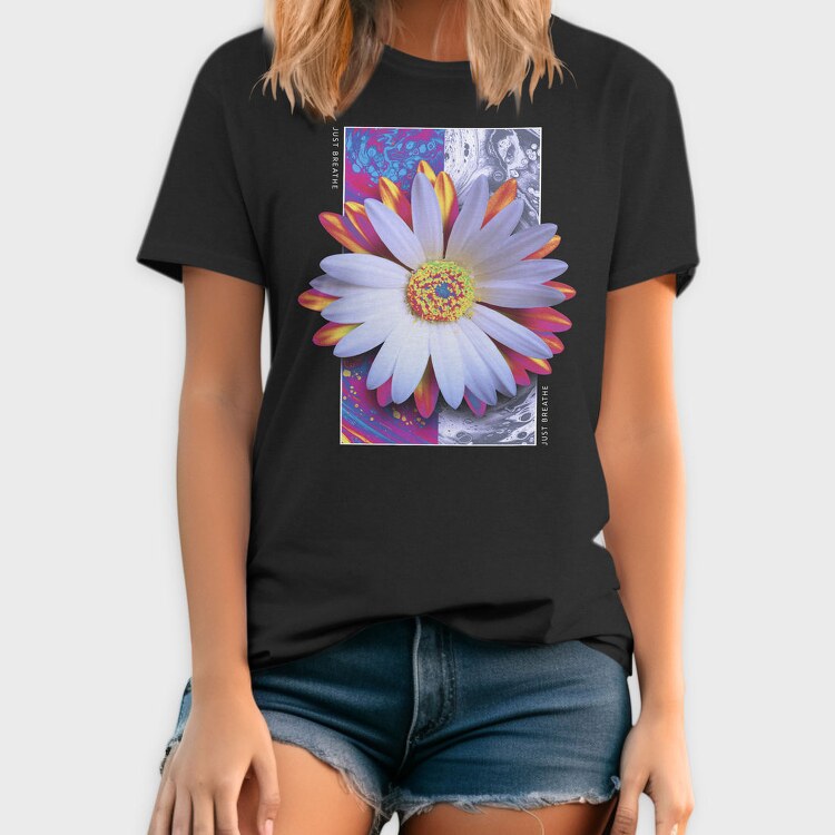 Holographic Lily Flower, Tricou Barbati (Unisex)