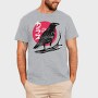 Red Moon Raven Traditional Crow, Tricou Barbati (Unisex)