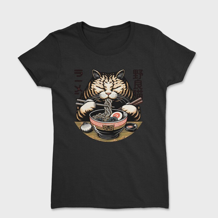 Japanese Cat Ramen 2, Tricou Femei