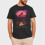 Purple Mountain Hike, Tricou Barbati (Unisex)