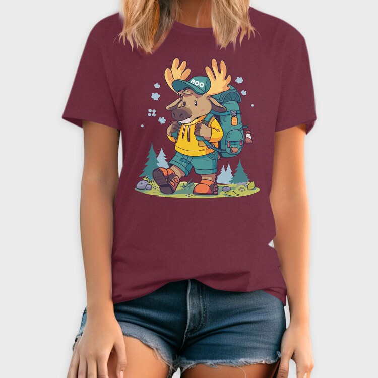 Moose Hiking, Tricou Barbati (Unisex)