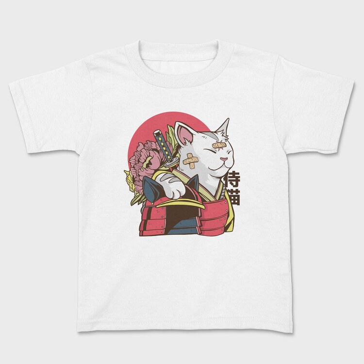 Tricou Copii, Samurai Cat