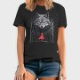 Red Riding Hood Walking Towards Wolf, Tricou Barbati (Unisex)