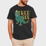 Christmas Tree T Rex, Tricou Barbati (Unisex)