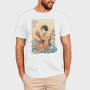 Geisha Waves Japanese Traditional, Tricou Barbati (Unisex)