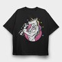 Muscular Unicorn Fit, Tricou Oversize Barbati (Unisex)