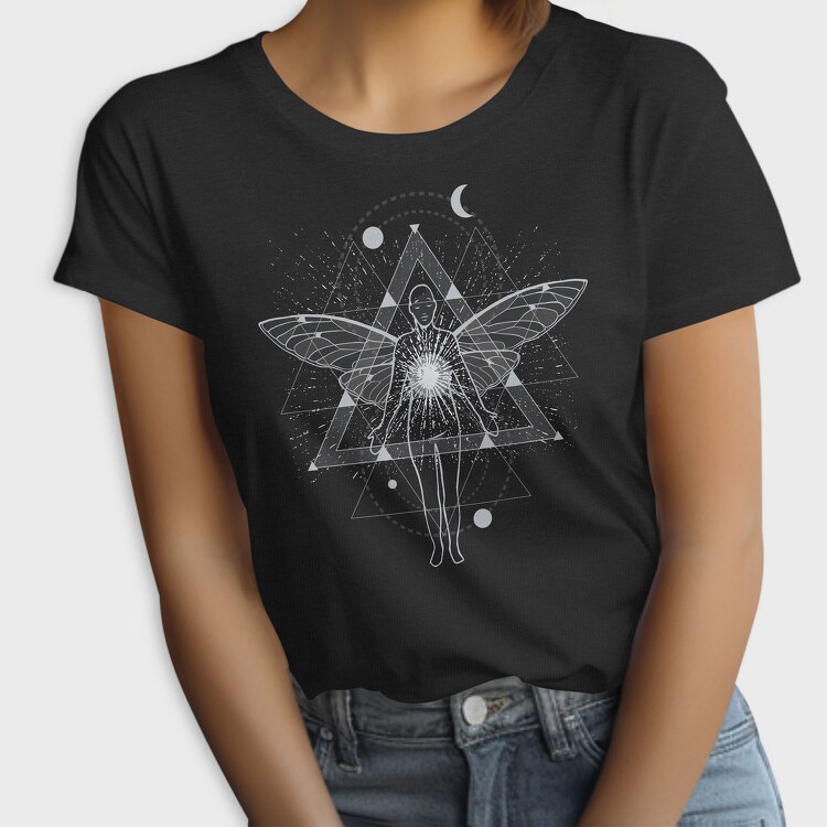 Geometric Astral Trip, Tricou Femei