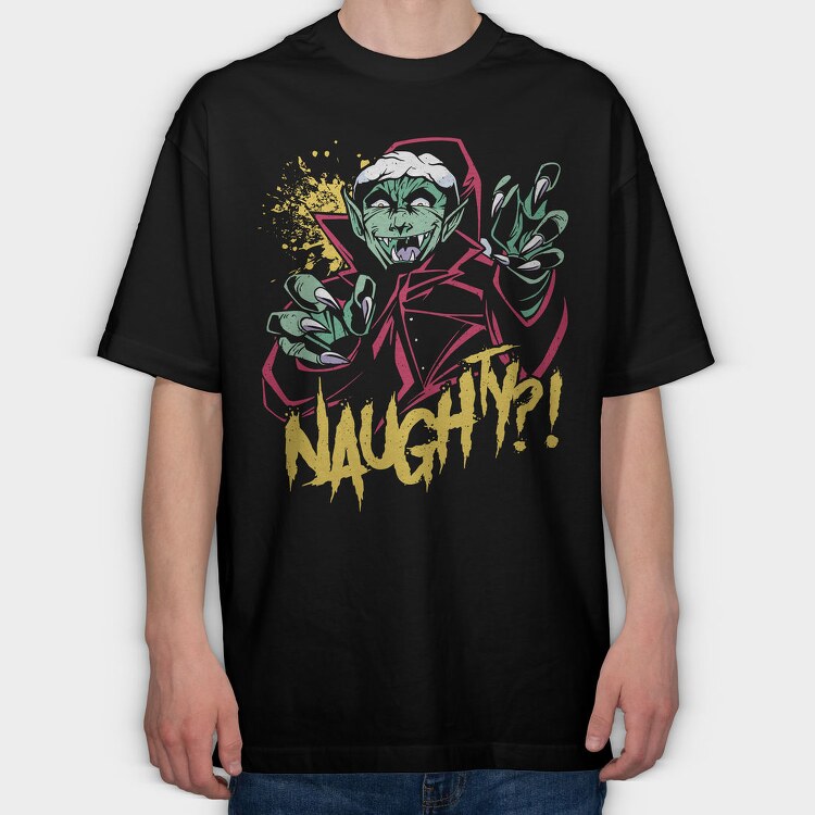 Christmas Vampire, Tricou Oversize Barbati (Unisex)