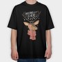 Reindeer Christmas 05, Tricou Oversize Barbati (Unisex)