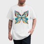 Geometric Butterfly, Tricou Barbati (Unisex)