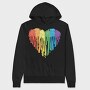 Puzzle Rainbow Paint, Hanorac Oversize Barbati (Unisex)
