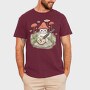 Shroom Hat Cat, Tricou Barbati (Unisex)