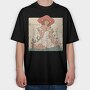 Mushroom Lady, Tricou Oversize Barbati (Unisex)