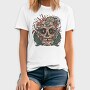 Mushroom Skull Flora, Tricou Barbati (Unisex)